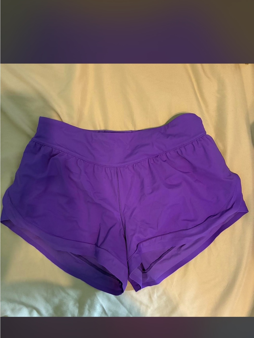 lululemon athletica Purple Run & Train Shorts